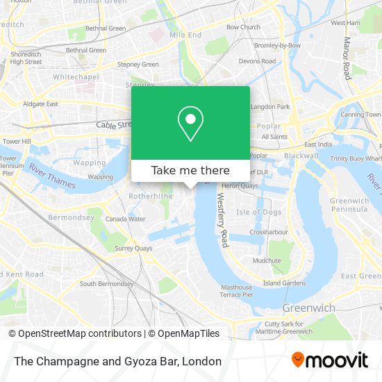 The Champagne and Gyoza Bar map