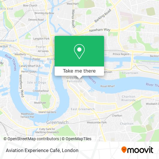 Aviation Experience Café map