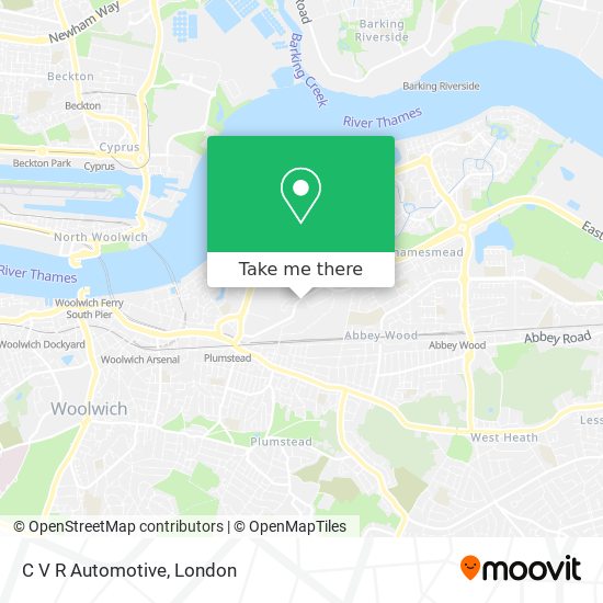C V R Automotive map