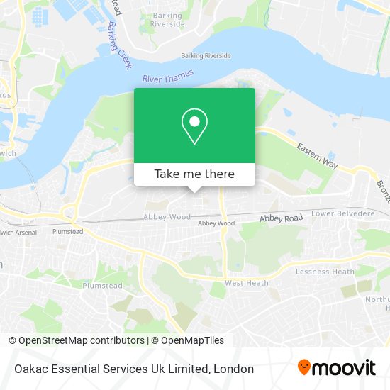 Oakac Essential Services Uk Limited map