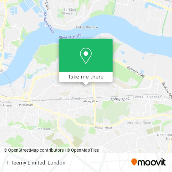 T Teemy Limited map