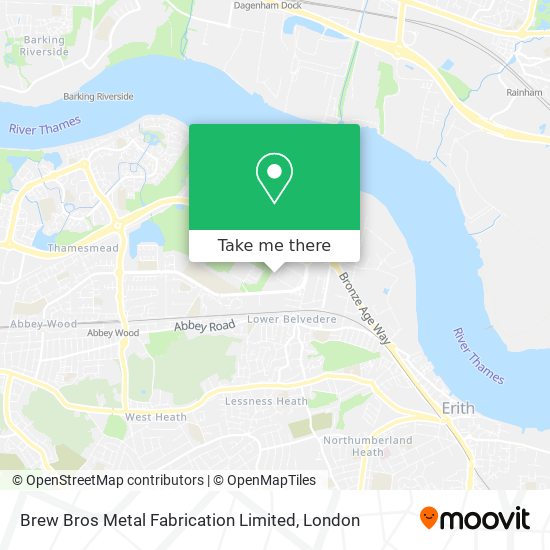 Brew Bros Metal Fabrication Limited map