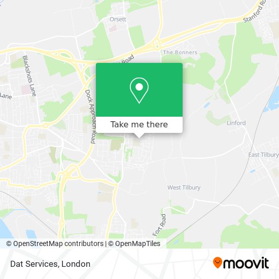 Dat Services map