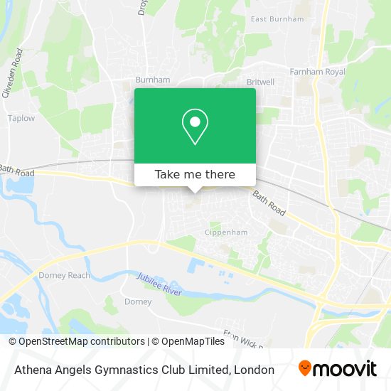 Athena Angels Gymnastics Club Limited map