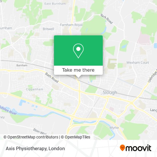 Axis Physiotherapy map