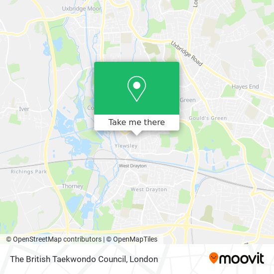 The British Taekwondo Council map