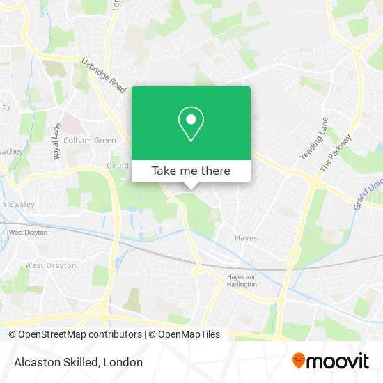Alcaston Skilled map