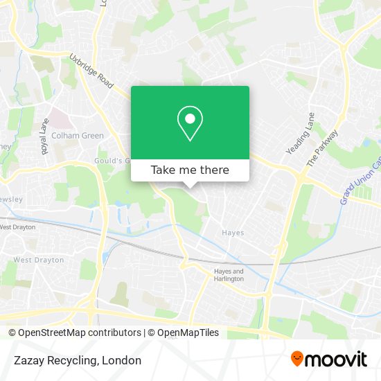 Zazay Recycling map