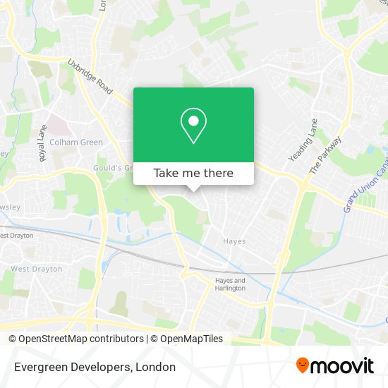 Evergreen Developers map