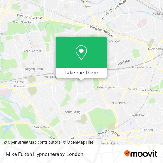 Mike Fulton Hypnotherapy map