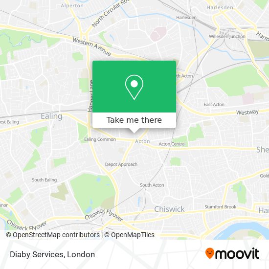 Diaby Services map