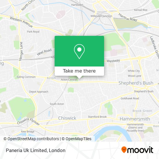 Paneria Uk Limited map