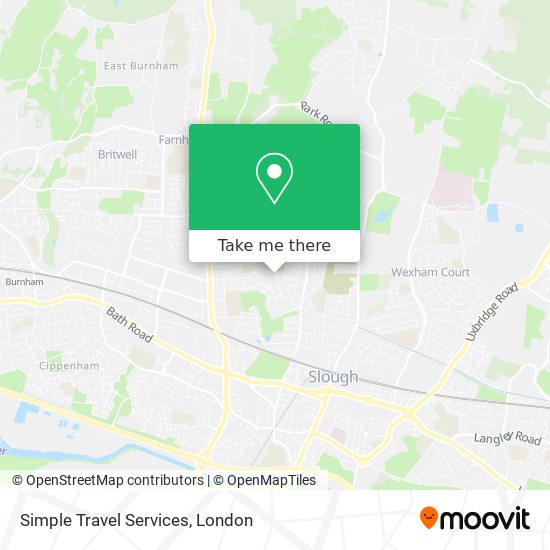 Simple Travel Services map