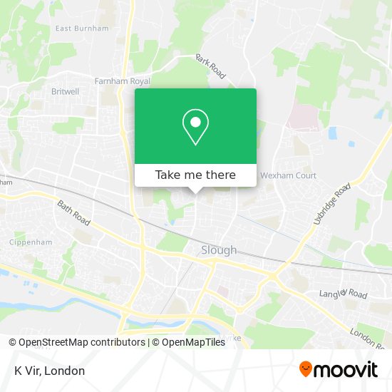 K Vir map