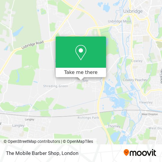 The Mobile Barber Shop map