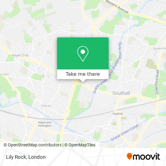 Lily Rock map