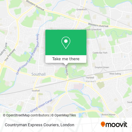 Countryman Express Couriers map