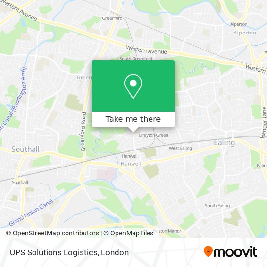 UPS Solutions Logistics map