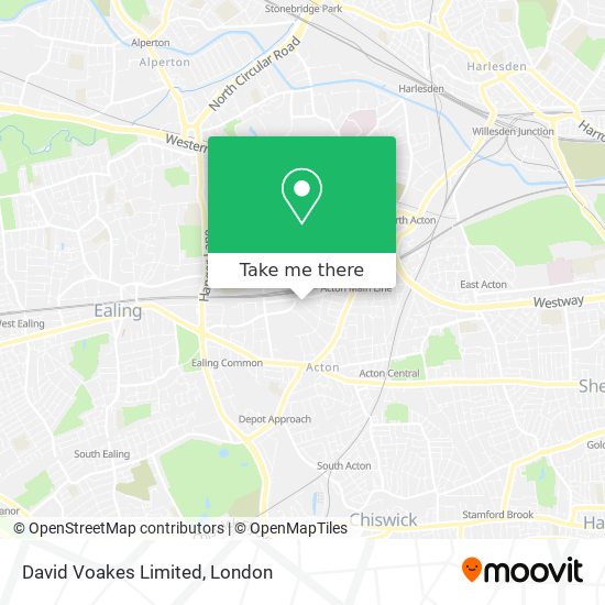 David Voakes Limited map