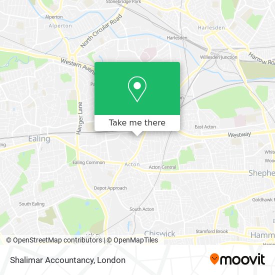 Shalimar Accountancy map