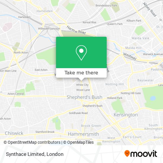 Synthace Limited map