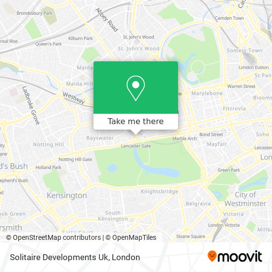 Solitaire Developments Uk map