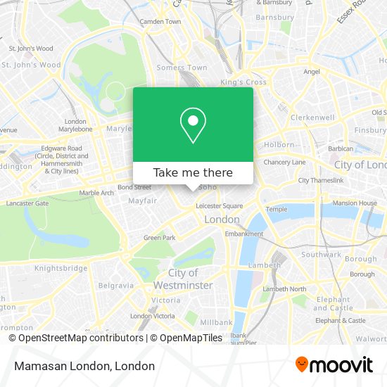 Mamasan London map