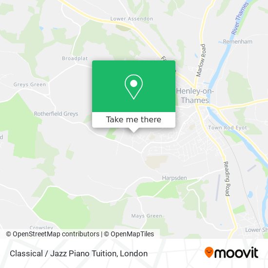 Classical / Jazz Piano Tuition map