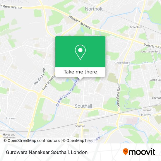 Gurdwara Nanaksar Southall map