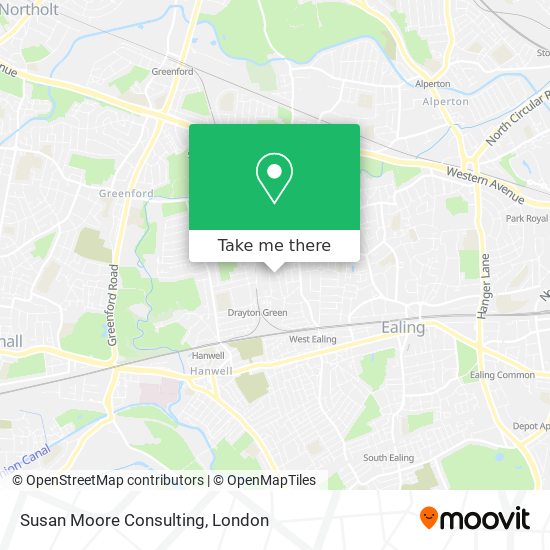 Susan Moore Consulting map