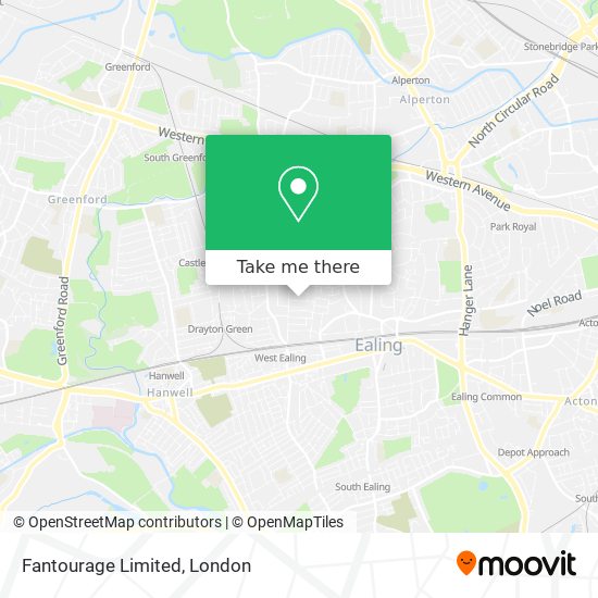 Fantourage Limited map