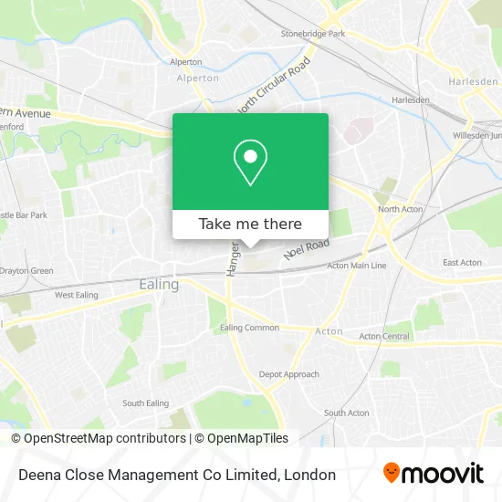 Deena Close Management Co Limited map