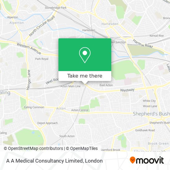 A A Medical Consultancy Limited map