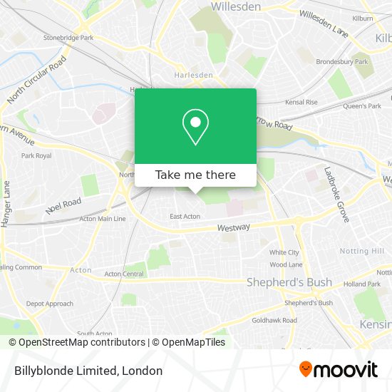 Billyblonde Limited map