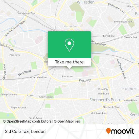 Sid Cole Taxi map