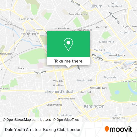 Dale Youth Amateur Boxing Club map