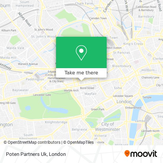 Poten Partners Uk map