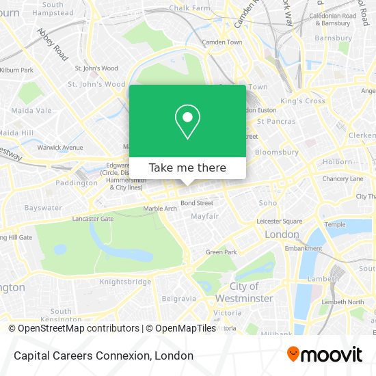 Capital Careers Connexion map