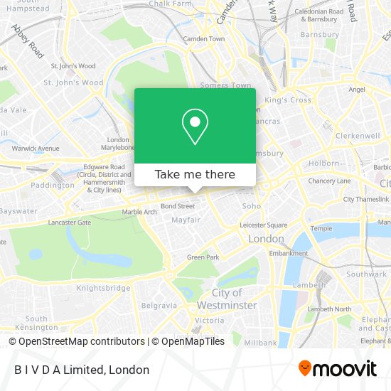 B I V D A Limited map