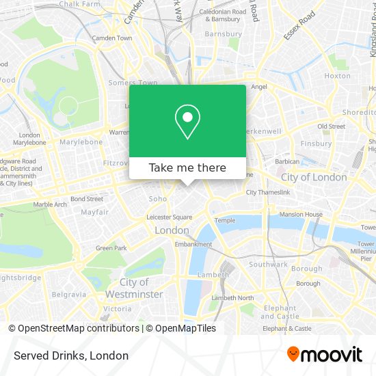 Served Drinks map