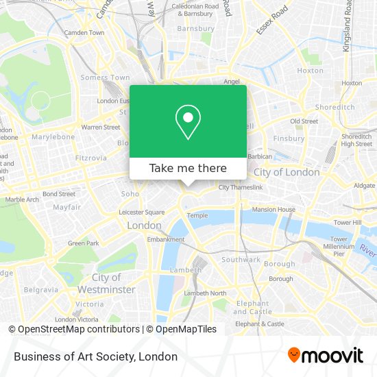 Business of Art Society map