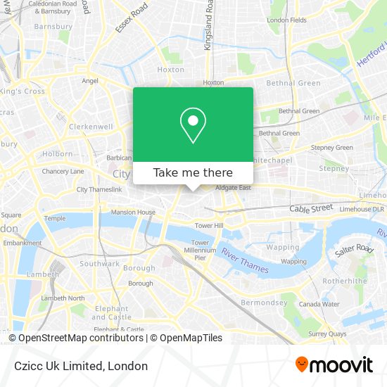 Czicc Uk Limited map