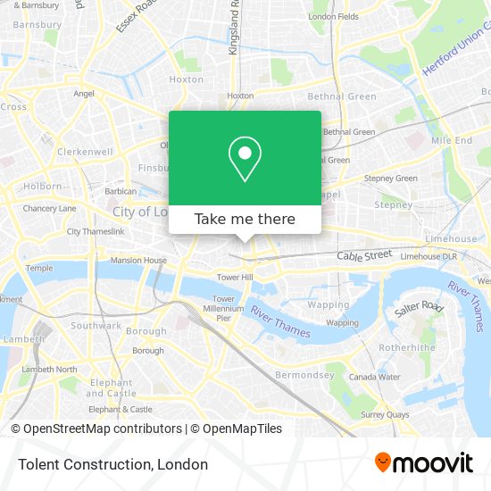 Tolent Construction map