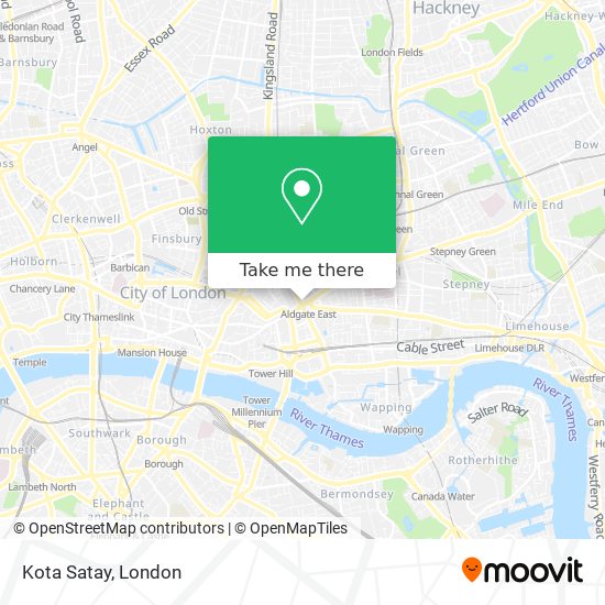 Kota Satay map