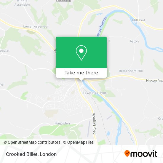 Crooked Billet map