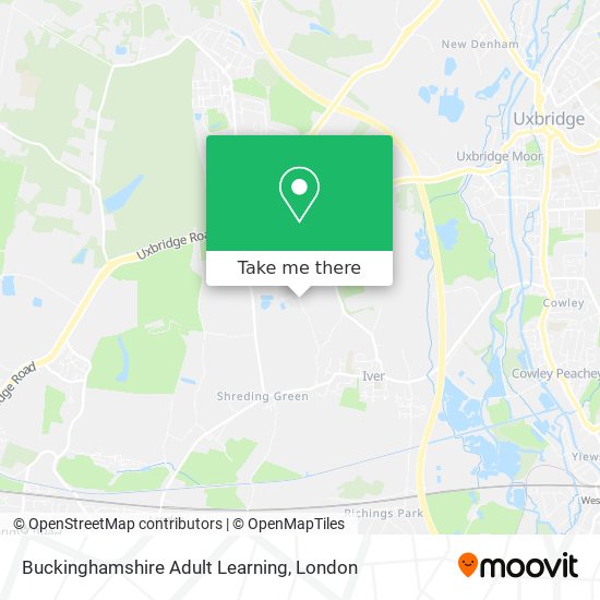 Buckinghamshire Adult Learning map