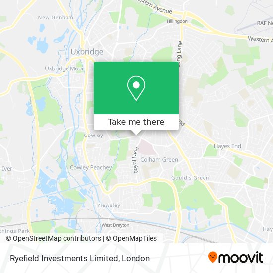 Ryefield Investments Limited map