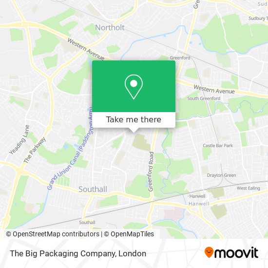 The Big Packaging Company map