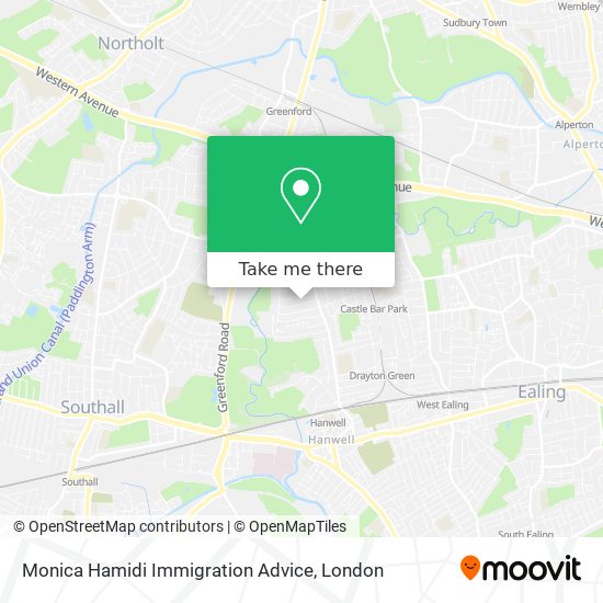 Monica Hamidi Immigration Advice map