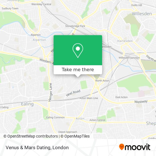 Venus & Mars Dating map